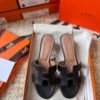 Hermès new high-heeled slippers premium version