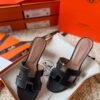 Hermès new high-heeled slippers premium version