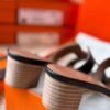 Hermès new high-heeled slippers premium version
