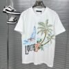 Loewe printed T-shirt for men and women couples pure cotton 280g high quality T-shirt