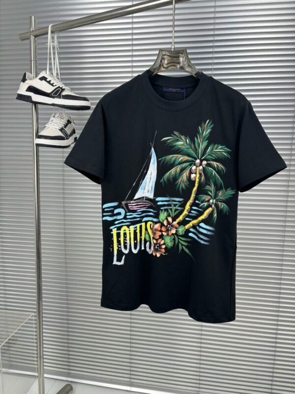 Loewe printed T-shirt for men and women couples pure cotton 280g high quality T-shirt