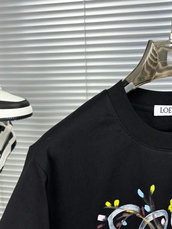 Loewe printed T-shirt for men and women couples pure cotton 280g high quality T-shirt