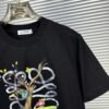 Loewe printed T-shirt for men and women couples pure cotton 280g high quality T-shirt