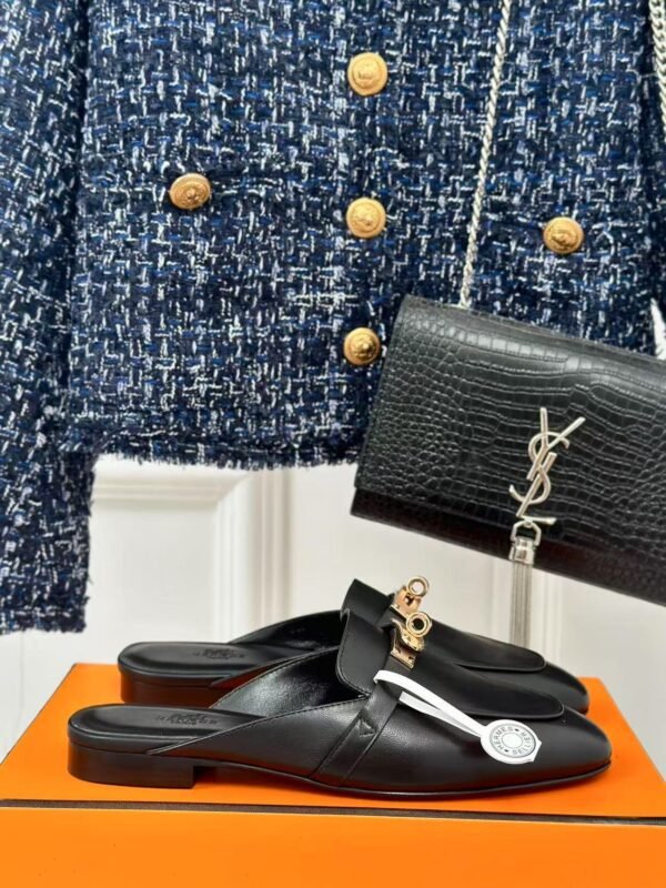 Hermès Classic Kelly Buckle Mule Slippers Premium Edition