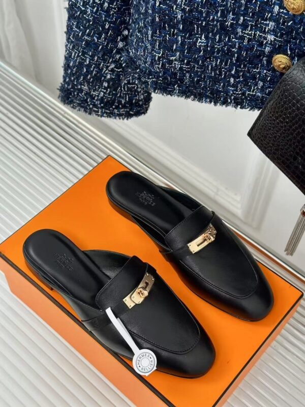 Hermès Classic Kelly Buckle Mule Slippers Premium Edition