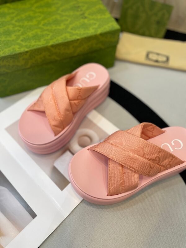 GUCCI new waterproof thick-soled slippers