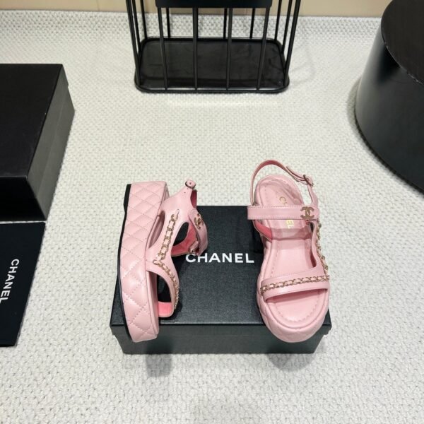 Chanel 2025 Summer Sandals Premium Edition Heel Height 5cm