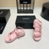 Chanel 2025 Summer Sandals Premium Edition Heel Height 5cm