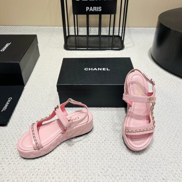 Chanel 2025 Summer Sandals Premium Edition Heel Height 5cm