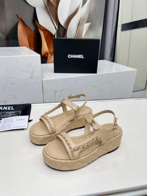Chanel 2025 Summer Sandals Premium Edition Heel Height 5cm
