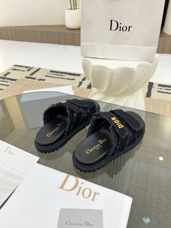 DIOR Classic Canvas Slides