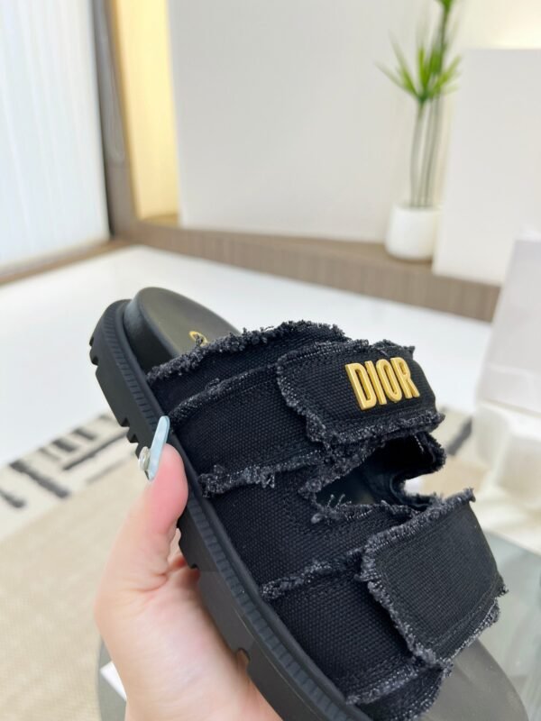 DIOR Classic Canvas Slides