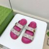 GUCCI new summer sandals canvas fabric