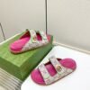 GUCCI new summer sandals canvas fabric