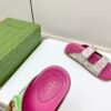 GUCCI new summer sandals canvas fabric