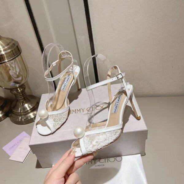 JIMMY CHOO summer high heels 10cm high
