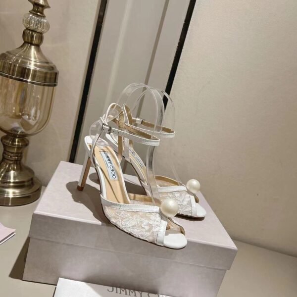 JIMMY CHOO summer high heels 10cm high