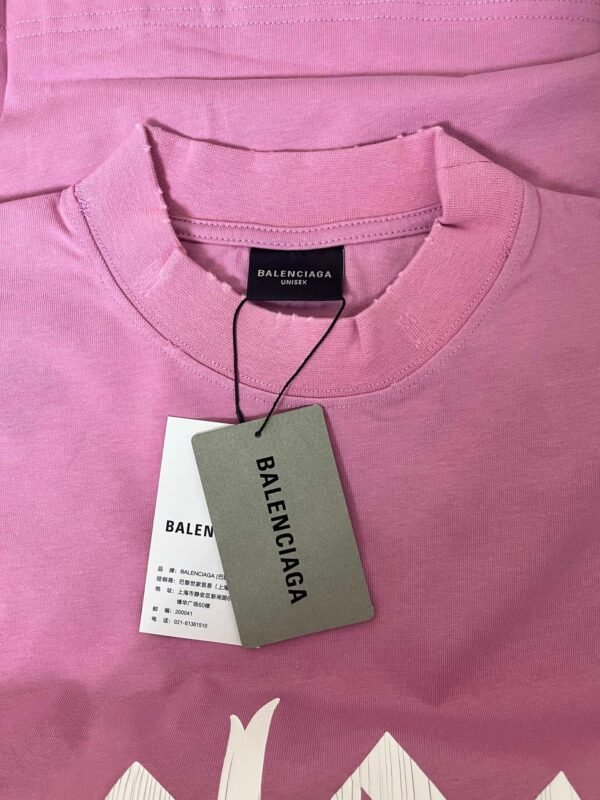 Balenciaga T-shirt high-end version NOLOGO letter short sleeve 260 fabric