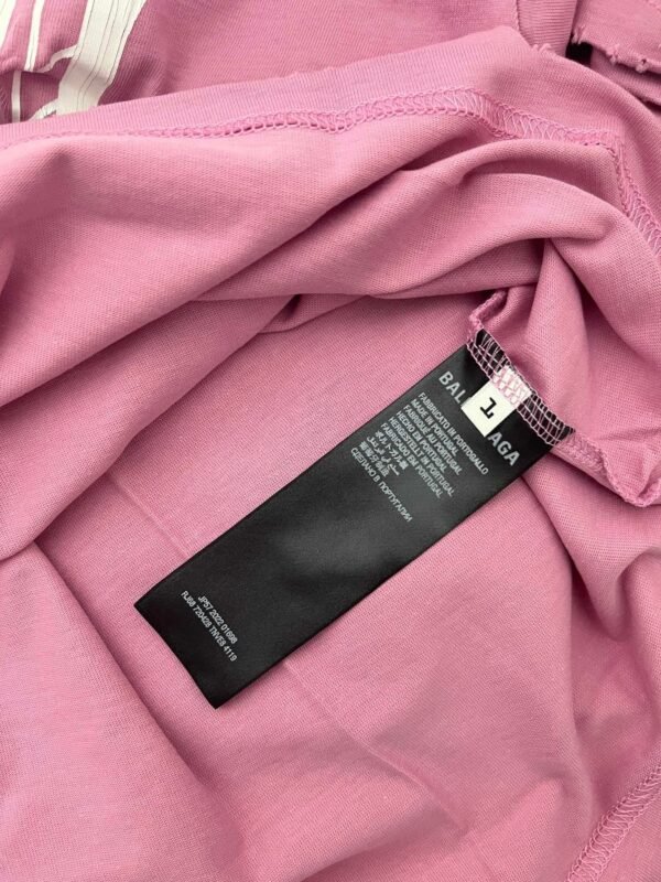 Balenciaga T-shirt high-end version NOLOGO letter short sleeve 260 fabric