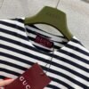 GUCCI 2025 Summer New Striped Letter T-shirt Premium Edition