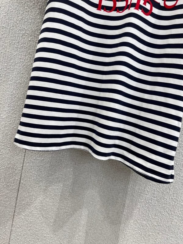 GUCCI 2025 Summer New Striped Letter T-shirt Premium Edition