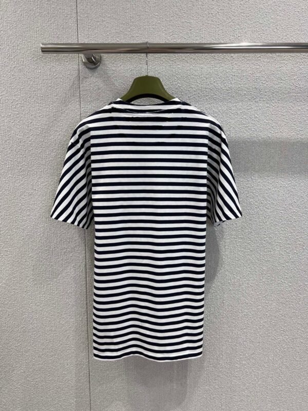 GUCCI 2025 Summer New Striped Letter T-shirt Premium Edition