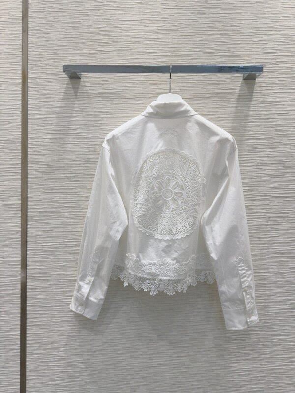 Loewe lace long-sleeved shirt