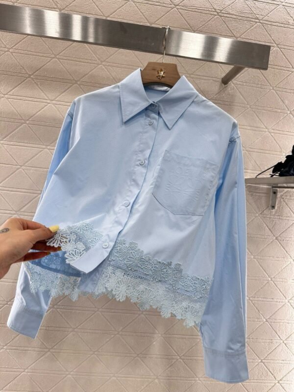 Loewe lace long-sleeved shirt