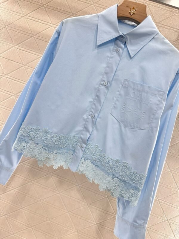 Loewe lace long-sleeved shirt