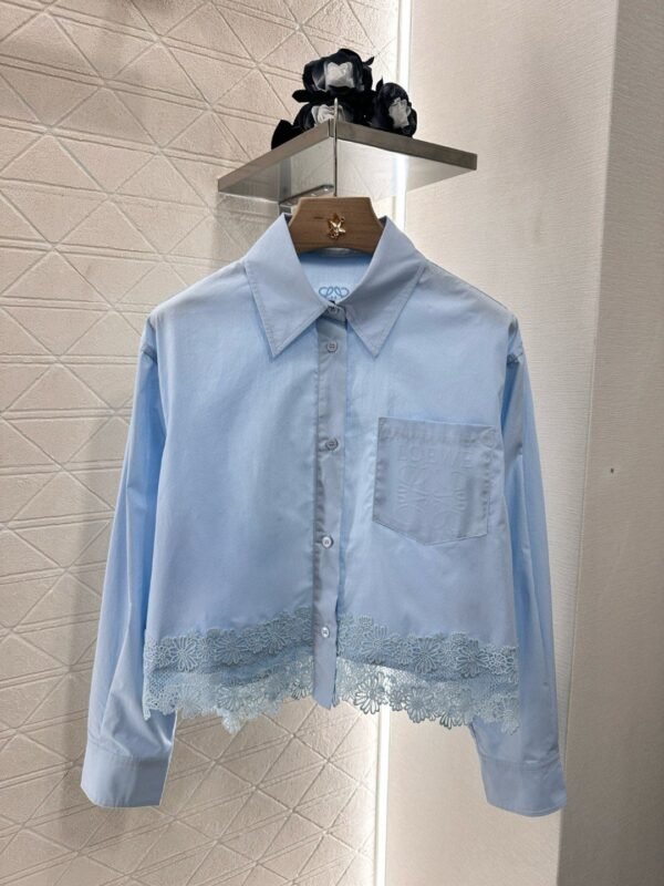 Loewe lace long-sleeved shirt