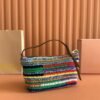 miumiu Rainbow Braided Bag Premium Edition Size: Bottom Length: 19cm Opening Width: 25.5cm Height 14cm Bottom Width: 10cm