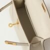 Hermes Kelly bag cream gold mouth advanced version 1:1 official website 19x12x6cm