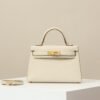 Hermes Kelly bag cream gold mouth advanced version 1:1 official website 19x12x6cm
