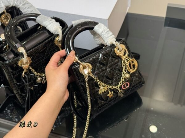 DIOR Princess Diana bag lacquered material