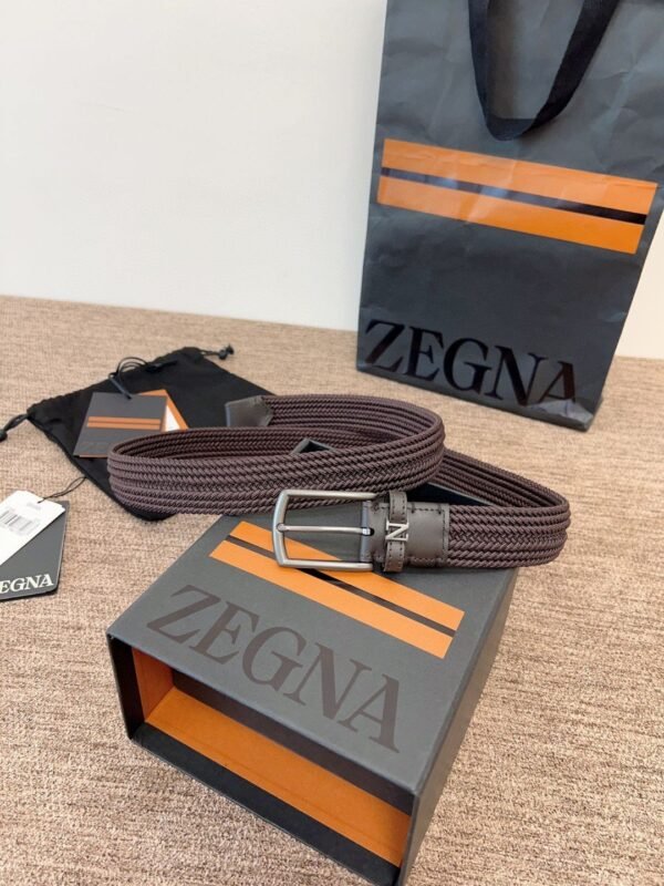 ZEGNA Belt fabric elastic belt advanced version official website 1:1