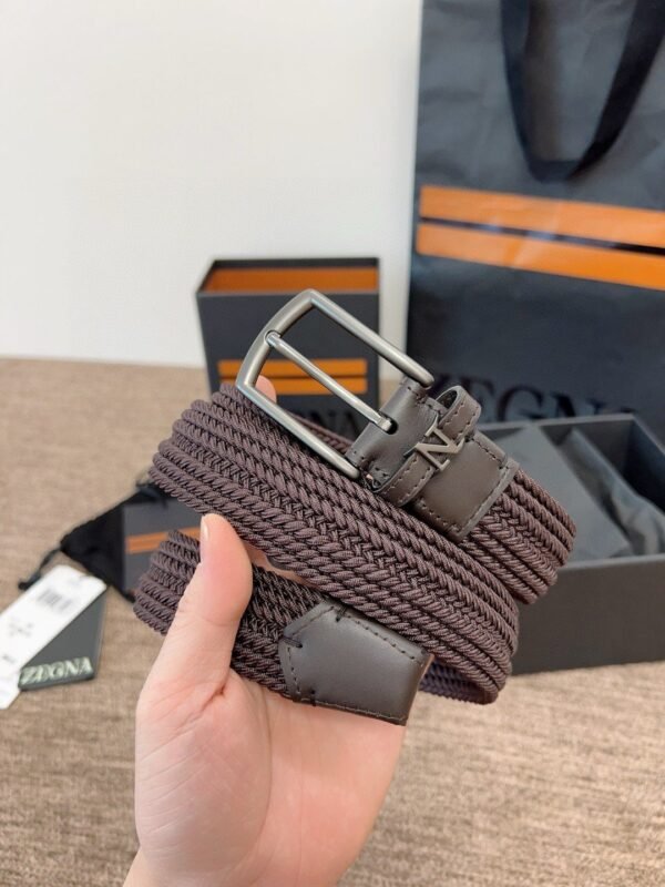 ZEGNA Belt fabric elastic belt advanced version official website 1:1