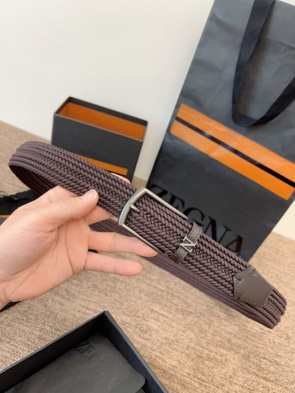 ZEGNA Belt fabric elastic belt advanced version official website 1:1