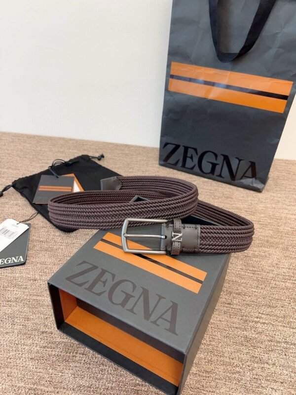 ZEGNA Belt fabric elastic belt advanced version official website 1:1