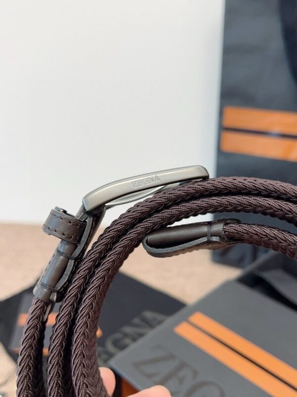 ZEGNA Belt fabric elastic belt advanced version official website 1:1