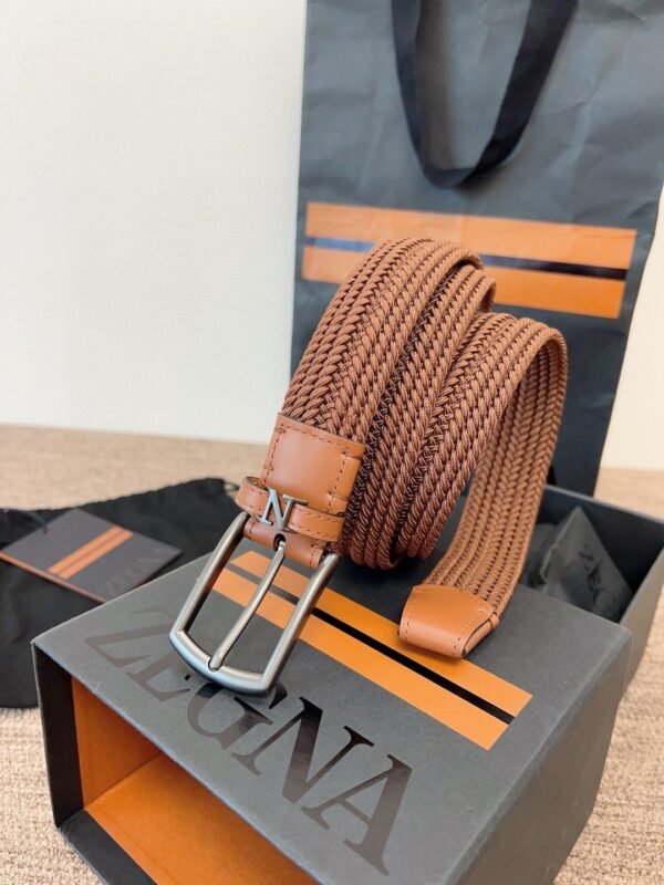 ZEGNA Belt fabric elastic belt advanced version official website 1:1
