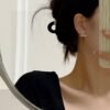 Chanel Double C Vintage Earrings
