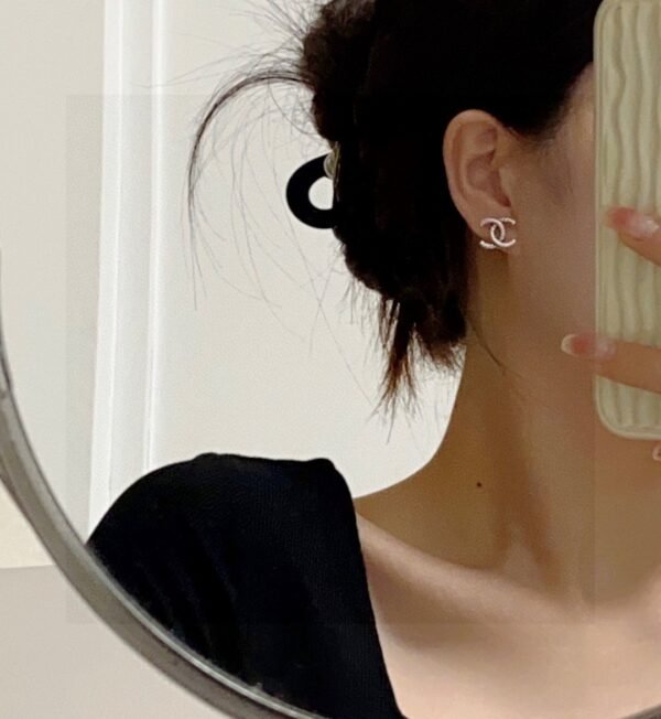 Chanel Double C Vintage Earrings