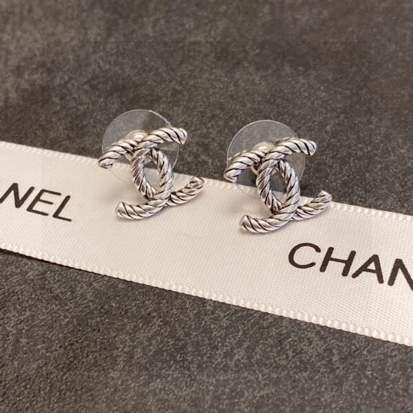 Chanel Double C Vintage Earrings