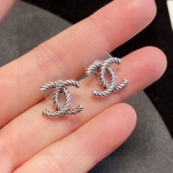 Chanel Double C Vintage Earrings