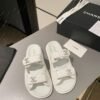 Chanel Velcro Slippers