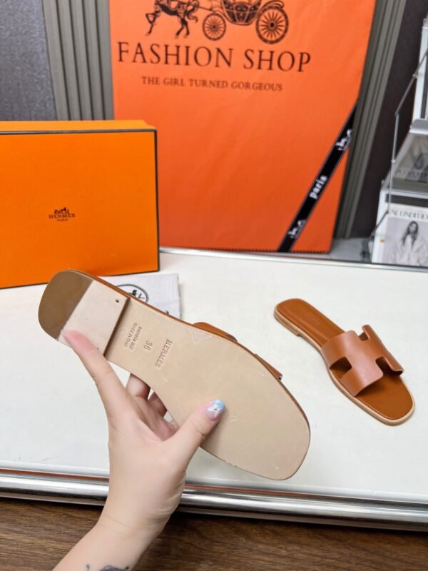 Hermes H slippers genuine leather size 34-42