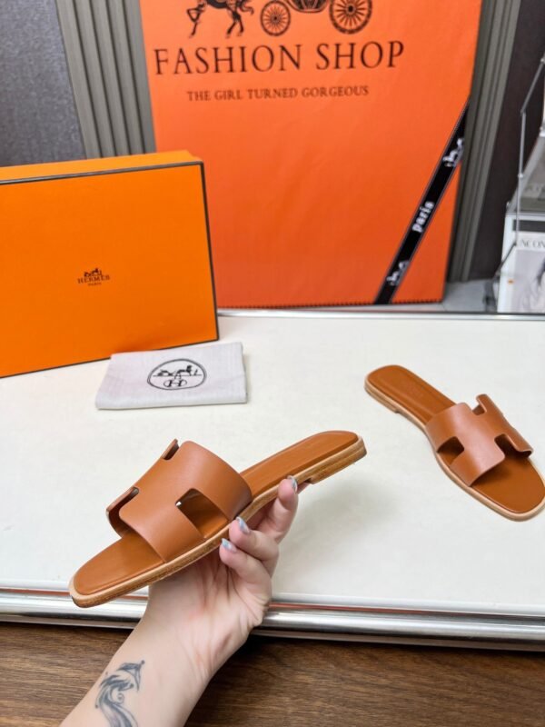 Hermes H slippers genuine leather size 34-42