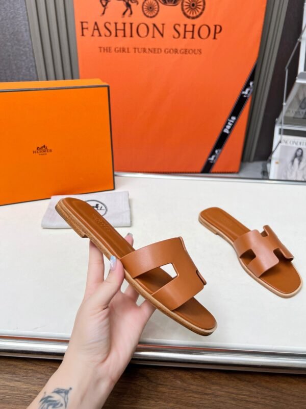 Hermes H slippers genuine leather size 34-42