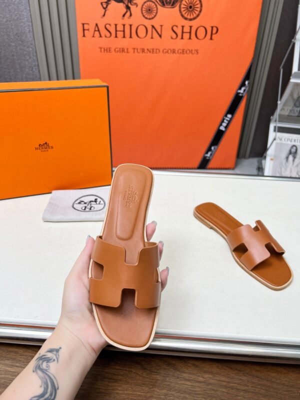 Hermes H slippers genuine leather size 34-42