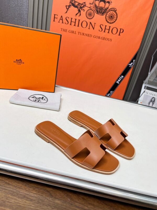 Hermes H slippers genuine leather size 34-42